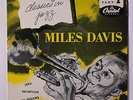 MILES DAVIS: Classics In Jazz, Part 1 45 (PC, France, tape oc from index card)