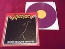 VENOM - DEADLINE DEMO '86 - RARE ORIGINAL PURPLE WAX 10 TRACK LP + POSTER EX/M