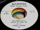 ROCK & ROLL- TOMMIE LATHAM- I'M GONNA PUT A CRICKET IN YOUR EAR- MINT