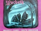 78 rpm SPOKEN  ALBUM   5 disc N-/ album  E /  MACBETH w/ JUDITH ANDERSON & EVANS