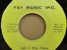U BROWN JAH A WIP THEM ORIG JA FAY MUSIC 45 CLIP MINT