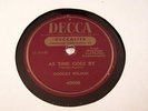 DOOLEY WILSON 78rpm Casablanca Theme on Decca 