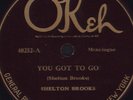 78 RPM RARE 20s30s SHELTON BROOKS ON OKEH 40232 MUST SEE / EE-
