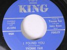 Hear Funk 45 Yvonne Fair & James Brown Band - I Found You / If I Knew On King