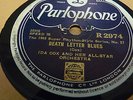 VINTAGE 78 rpm RECORD - IDA COX - DEATH LETTER BLUES - NEAR MINT.
