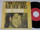  Eddie Cochran single 45 (no EP) Blue suede shoes France Exc+/Exc+