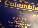 HOT JAZZ BENNY GOODMAN Or Blue Shellac Columbia Cokey/Music Hall Rag E+