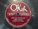 1st CAJUN 78 - ‘OKEH ROACH RECORD’ NO. 2, NEW ORLEANS 1925, 2 KNOWN COPIES