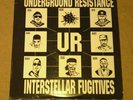 RARE UNDERGROUND RESISTANCE- INTERSTELLAR FUGITIVES 3XLP UR-045 1998 VG+