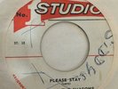 LARRY & SHADOWS / ROLAND ALPHONSO  please stay b/w song of love - STUDIO 1 VG++/