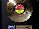 Metallica Ride the Lightning goldene Schallplatte gold record