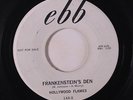 HOLLYWOOD FLAMES: Frankenstein's Den / Strollin' On The Beach 45 (dj) Vocal Gro