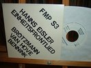 PETER BROTZMANN BENNINK RARE FMP ORIGINAL 7