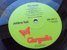 JETHRO TULL  WARCHILD 1st Green Chrysalis Press  LP TWO PLAY ARCHIVED COPY