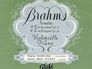 Pathe DTX 127 - Brahms - Cello Sonatas - Maurice MARECHAL - Jeanne-Marie DARRE
