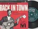 GEORGE BROWNE Back In Town Danish EP 45PS 1958 Calypso Four Jacks