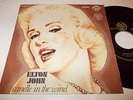 ELTON JOHN candle in the wind 45 MARILYN MONROE 1973 DJM unique PS 7''
