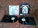 Metallica And Justice For All 2LP Rare EX Poster 2 Picture Inners Dutch Vertigo