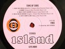 Free: Tons of Sobs UK 1st 1968 textured pink eye Island EX/EX beautiful copy