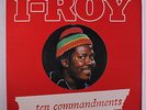 I-ROY: Ten Commandments LP (UK, yellow vinyl, picture lbl) rare Reggae