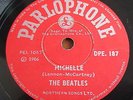 BEATLES - Michelle/You Won't See Me impos'ly rare INDIA prs. 1966 78 rpm SEE