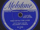 *RARE* Otto Gray - Who Stole The Lock / 4,000 Years Ago (Melotone 12182) VG 1931