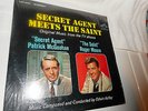 SECRET AGENT MEETS THE SAINT 1965 RCA STEREO VINYL RECORD Roger Moore