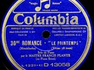 FRANCIS PLANTE PIANO    Mendelssohn Printemps,La Fileuse    10