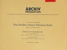 ARCHIV RED STEREO LP PIERRE FOURNIER BACH CELLO SUITES N° 1 & 2 EX SAPM 198 186
