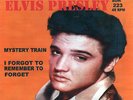 ELVIS PRESLEY=UK=MINT RUBY  RED VINYL=RARE NEW SUN 45=MYSTERY TRAIN =7