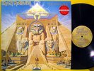 IRON MAIDEN Powerslave RARE GREEK 1990 ORIGINAL LP w/ LAST TIME ON VINYL STICKER