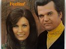 Loretta Lynn and Conway Twitty Feelin's LP Autographed by Both SIGNED
