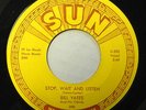 BILL YATES & HIS T-BIRDS Stop Wait Listen Sun 7