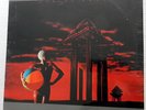 STRANGE ADVANCE LP Worlds Away CAPITOL label SEALED 80's NEW WAVE rock