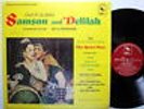 SAMSON and DELILAH & The QUIET MAN both Sountracks near-Mint vinyl, GREAT jacket