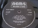 Black Sabbath SABOTAGE UK LP 1ST PRESS TEXTURED SLEEVE ONE PLAY 100% MINT MINUS