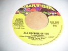 LEROY HUTSON - ALL BECAUSE OF YOU - CURTOM (70's / MODERN SOUL - 45 RPM)