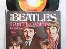 BEATLES 45 I AM THE WALRUS 1967 West Coast ps  HELLO GOODBYE ex vinyl Capitol lp