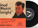 BUDDY HOLLY UK=GOOD ROCKIN' TONIGHT=PICTURE SLEEVE=RARE 4 TRACK EP.=45=7