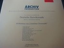 Heinrich Schütz Deutsche Barockmusik NEAR MINT Archiv Produktion Vinyl LP