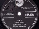 1957 UK No.2 CLASSIC  ELVIS PRESLEY  78 