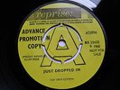 First Edition-Just Dropped In-UK Vinyl PROMO 7”-Mod Dancer Fuzz Psych-1968-HEAR