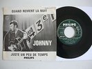 JOHNNY HALLYDAY  ** juke boxe 373 570  ENCART ORIGINAL **