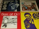'STRENGTH THROUGH OI' + 'OI THE ALBUM' + 'SON OF OI' + 'CARRY ON OI' VINYL LP's.