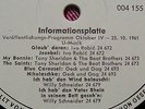 1961 Okt. IV 23.10. POLYDOR INFORMATIONSPLATTE SHERIDAN & BEAT BROTHERS BEATLES