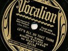 MINNIE WALLACE NIGHT HAWKS ROBERT WILKINS VOCALION 03154 BLUES 78 RPM RECORD E-