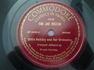 BILLIE HOLIDAY & HER ORCHESTRA F NEWTON STRANGE FRUIT COMMODORE 526 78RPM 10