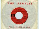 45 RPM SP BEATLES ALL YOU NEED IS LOVE / BABY YOU RE A RICH MAN