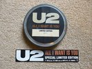 U2 7 Inch Single All I Want Is You in Tin with card advert Limited Edition 1277
