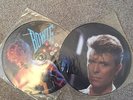 David Bowie 2 x picture disc  Lets Dance LP and Loving the Alien 12 rare